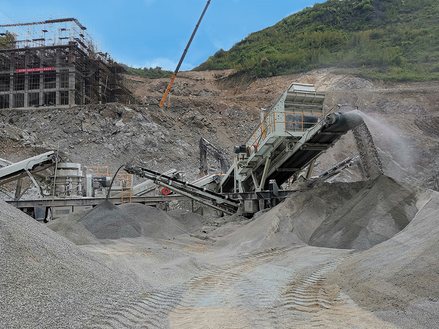 时产300450吨角砾岩机制砂机  